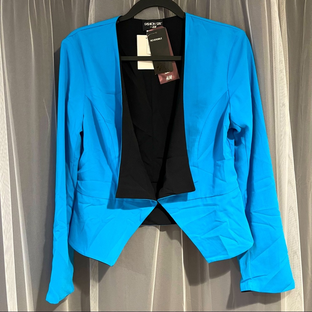 Cropped jacket cardigan. Reversible. New w/ Tag.